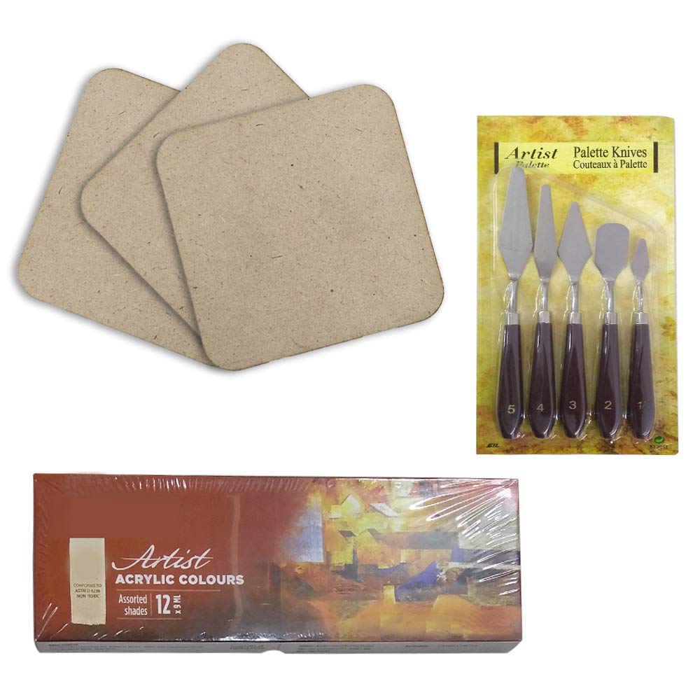 Knife Painting on Wall Hanging DIY Kit by Penkraft